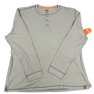 NWT Reel Legends Long Sleeve Shirt Gray Size XXL Thermal